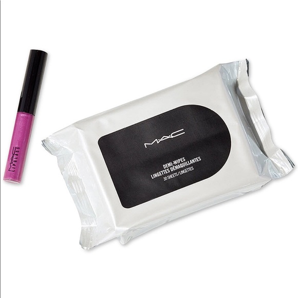 MAC LIP GLOSS & DEMI-WIPES - Picture 3 of 7
